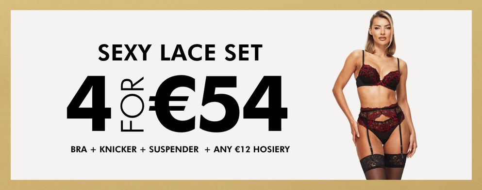 Sexy Lace set - 4 for €54
